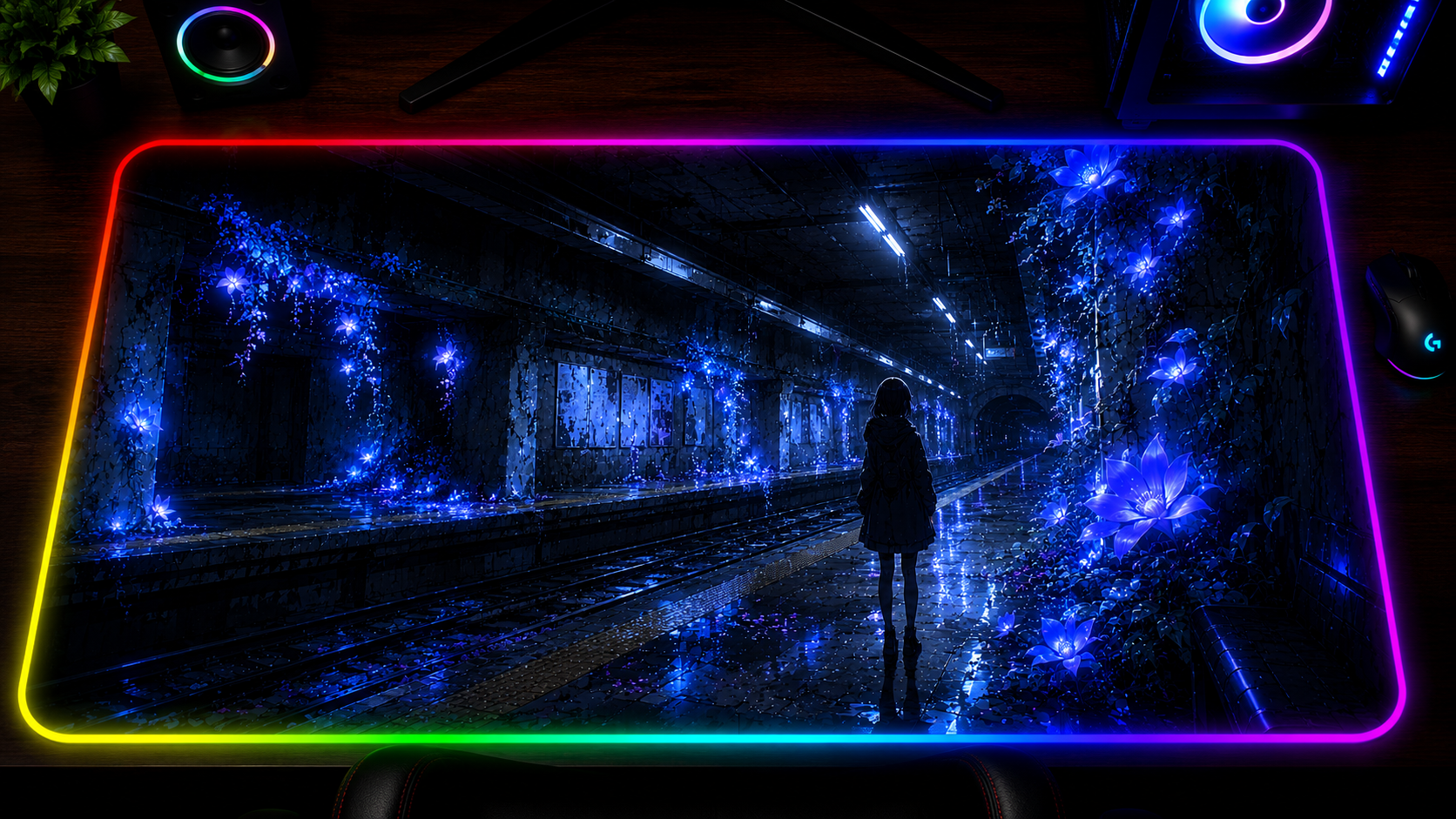 Fool Night Inspired XXL Gaming Mouse Pad 07 LED