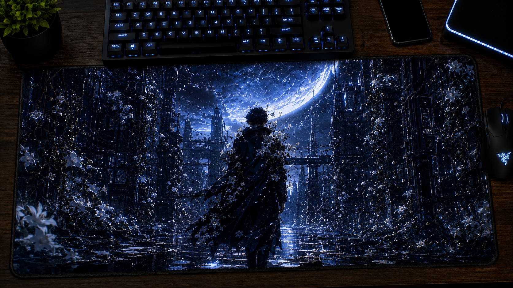 Fool Night Inspired XXL Gaming Mouse Pad 02 Non-LED