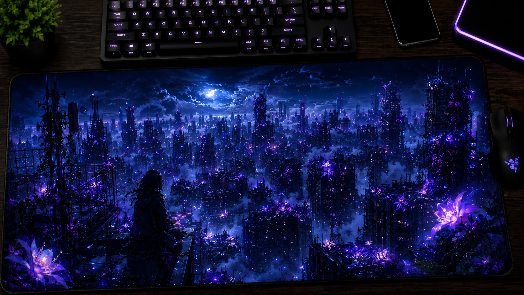 Fool Night Inspired XXL Gaming Mouse Pad 04 Non-LED