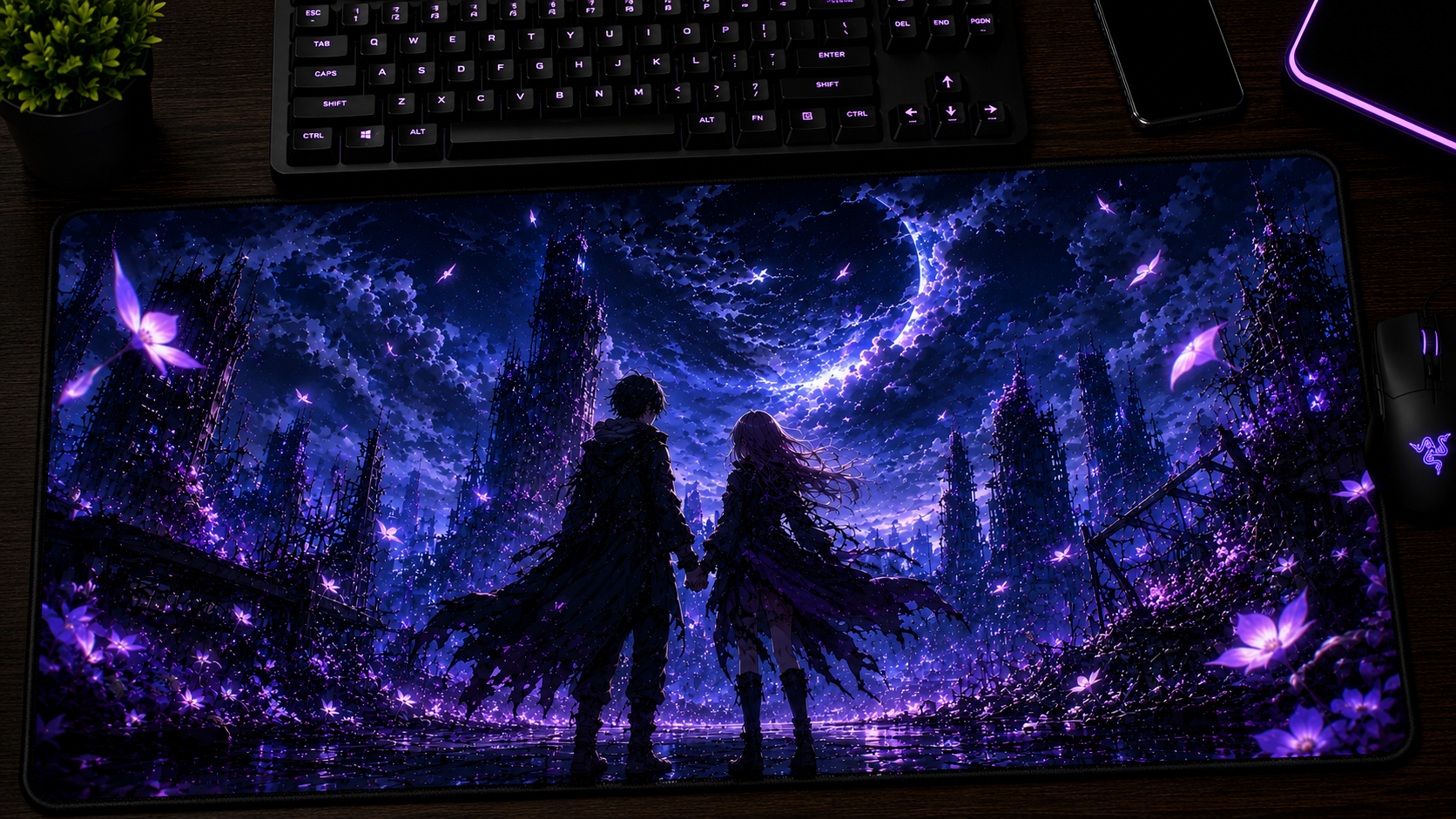 Fool Night Inspired XXL Gaming Mouse Pad 06 Non-LED