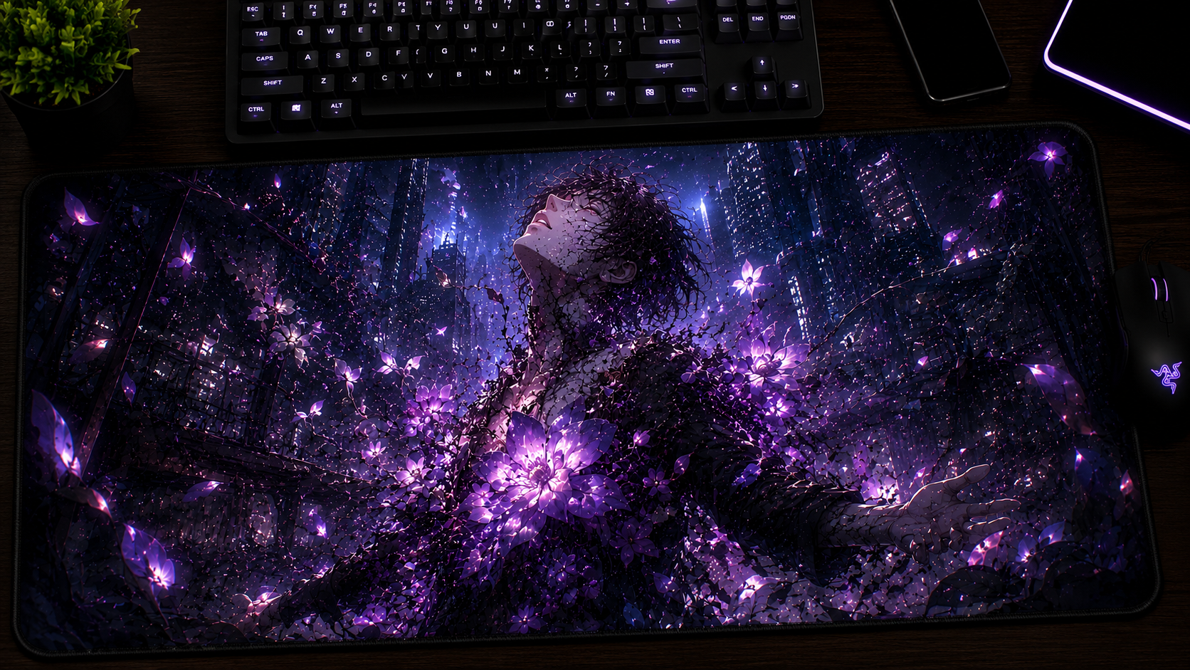 Fool Night Inspired XXL Gaming Mouse Pad 08 Non-LED