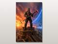 Fortnite inspired canvas poster 04 close wall preview