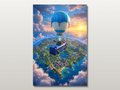 Fortnite inspired canvas poster 05 close wall preview