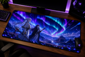 Frieren inspired XXL gaming mouse pad 04 Non-LED