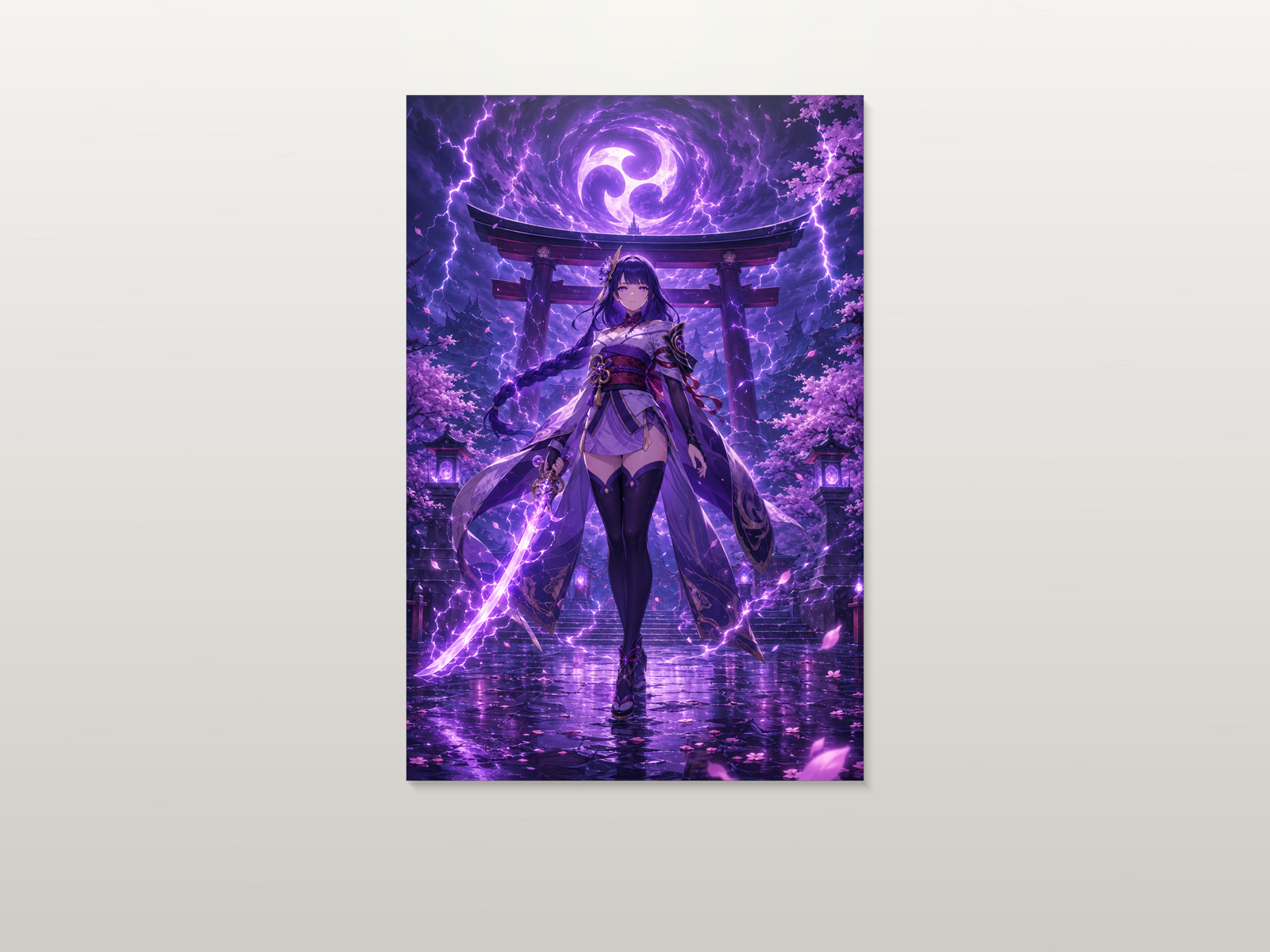 Genshin Impact inspired canvas poster artwork 01