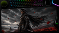 Ghost of Tsushima inspired XXL gaming mouse pad 02 Non-LED