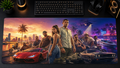 GTA VI Inspired XXL Gaming Mouse Pad 10