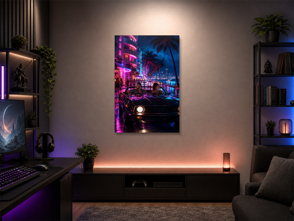 GTA VI Inspired Canvas Poster 01