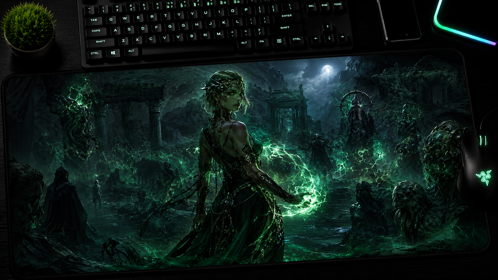 Hades 2 Inspired XXL Gaming Mouse Pad 01 Non-LED