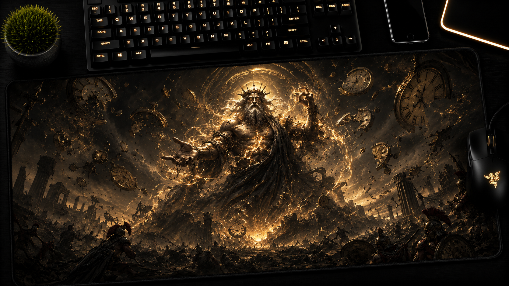 Hades 2 Inspired XXL Gaming Mouse Pad 04 Non-LED