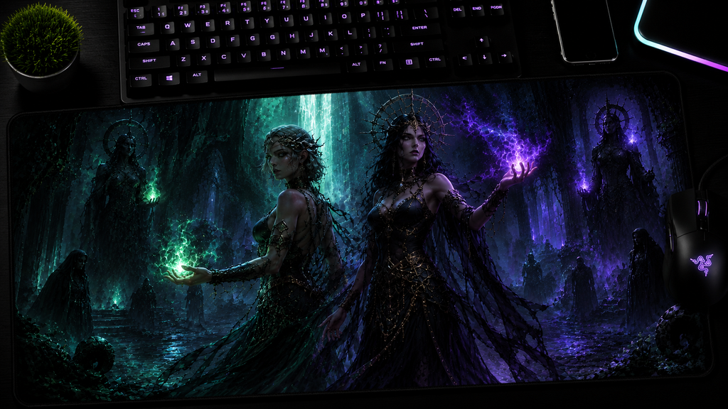 Hades 2 Inspired XXL Gaming Mouse Pad 05 Non-LED
