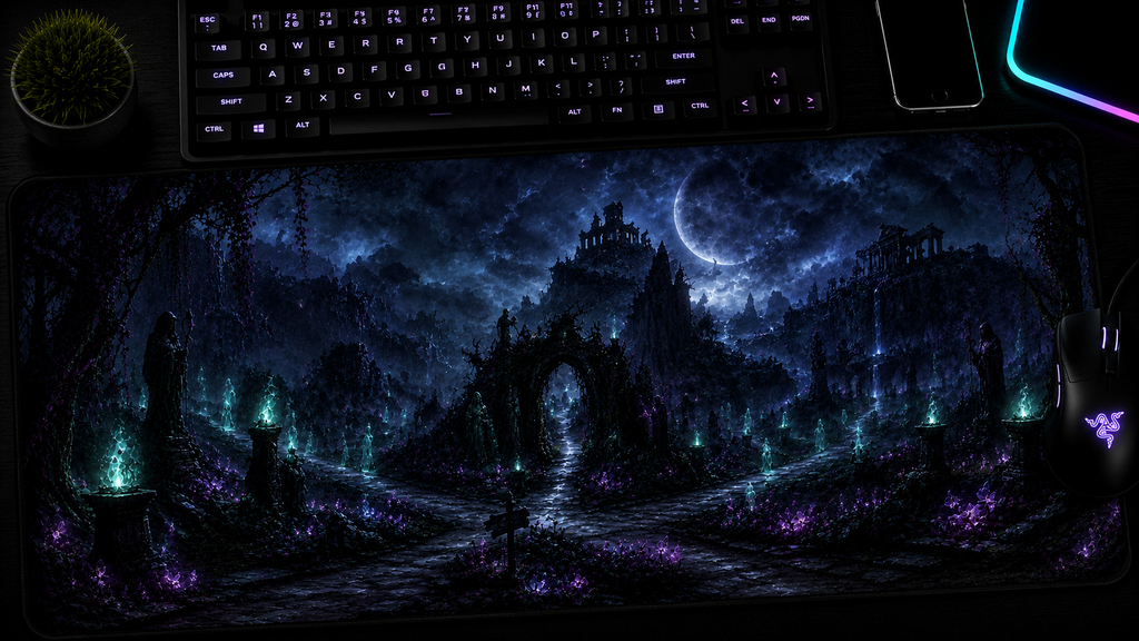 Hades 2 Inspired XXL Gaming Mouse Pad 08 Non-LED