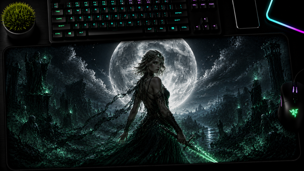 Hades 2 Inspired XXL Gaming Mouse Pad 09 Non-LED