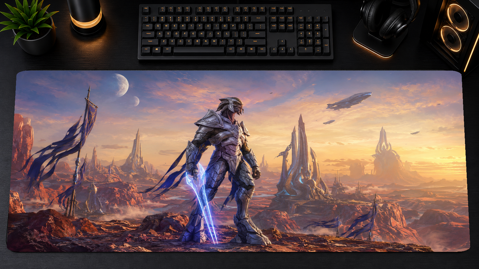 Halo inspired XXL gaming mouse pad 03 Non-LED version, 3 mm thick