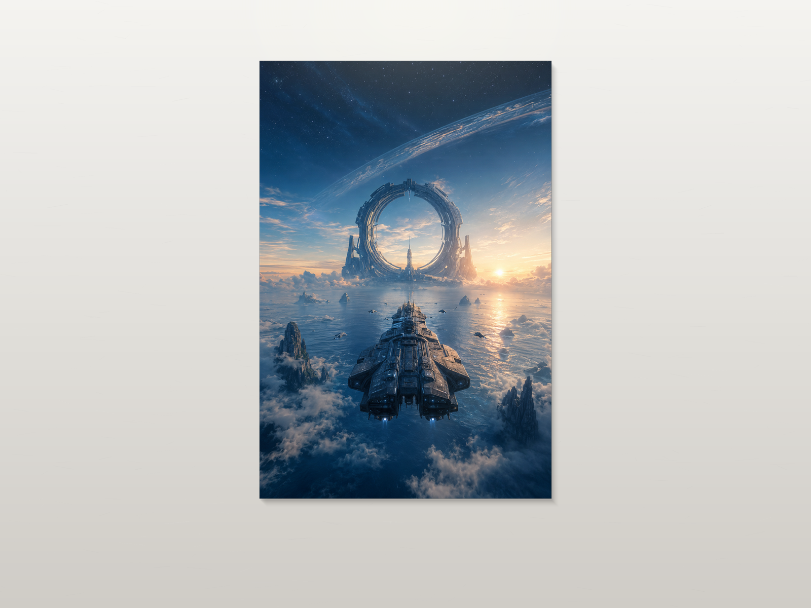 Halo inspired canvas poster artwork 05