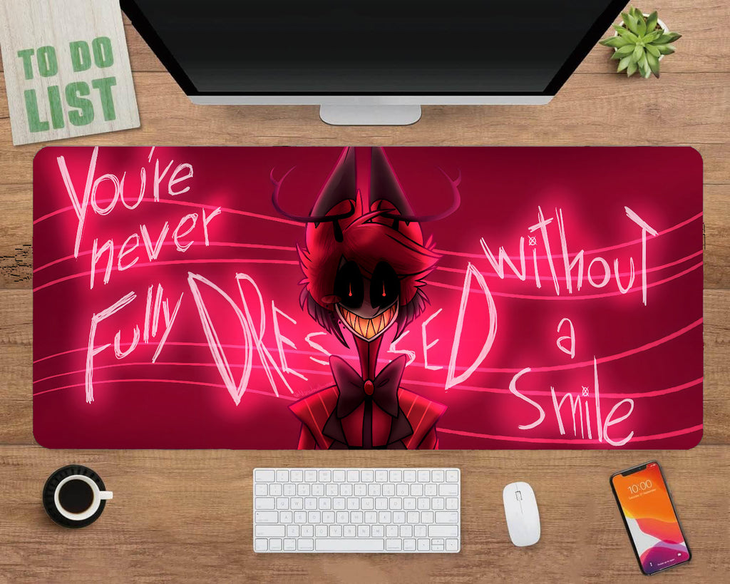 Hazbin Hotel inspired XXL gaming mouse pad 11 Non-LED version, 3 mm thick