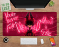 Hazbin Hotel inspired XXL gaming mouse pad 11 Non-LED version, 3 mm thick