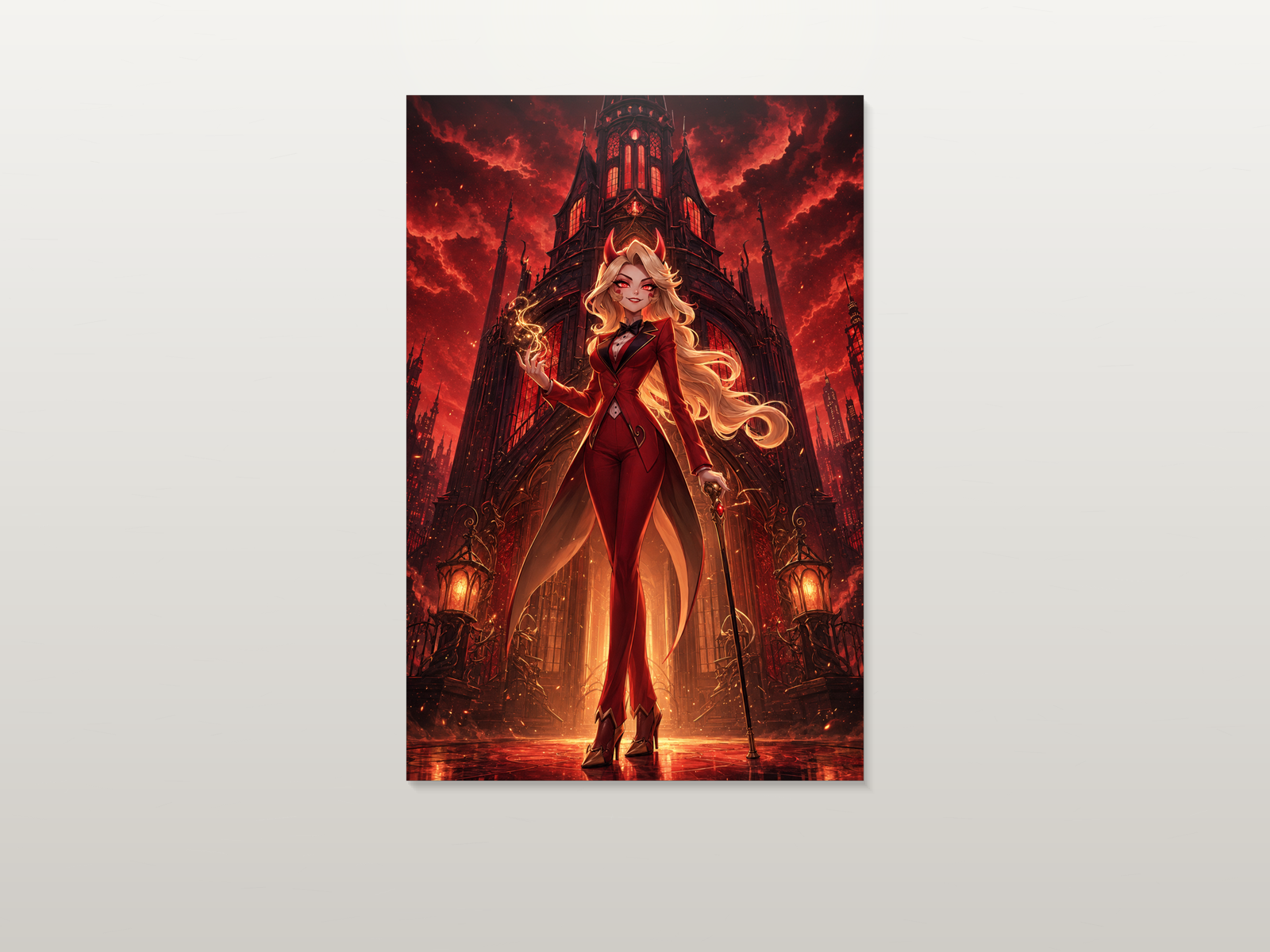 Hazbin Hotel inspired canvas poster artwork 01