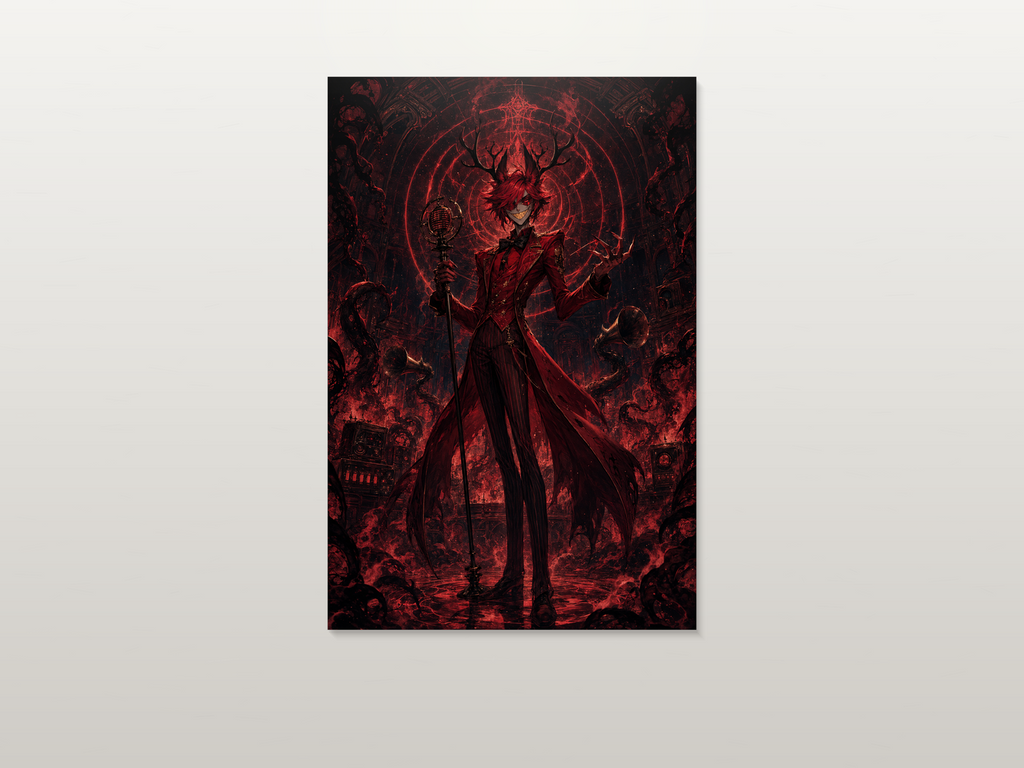 Hazbin Hotel inspired canvas poster artwork 02