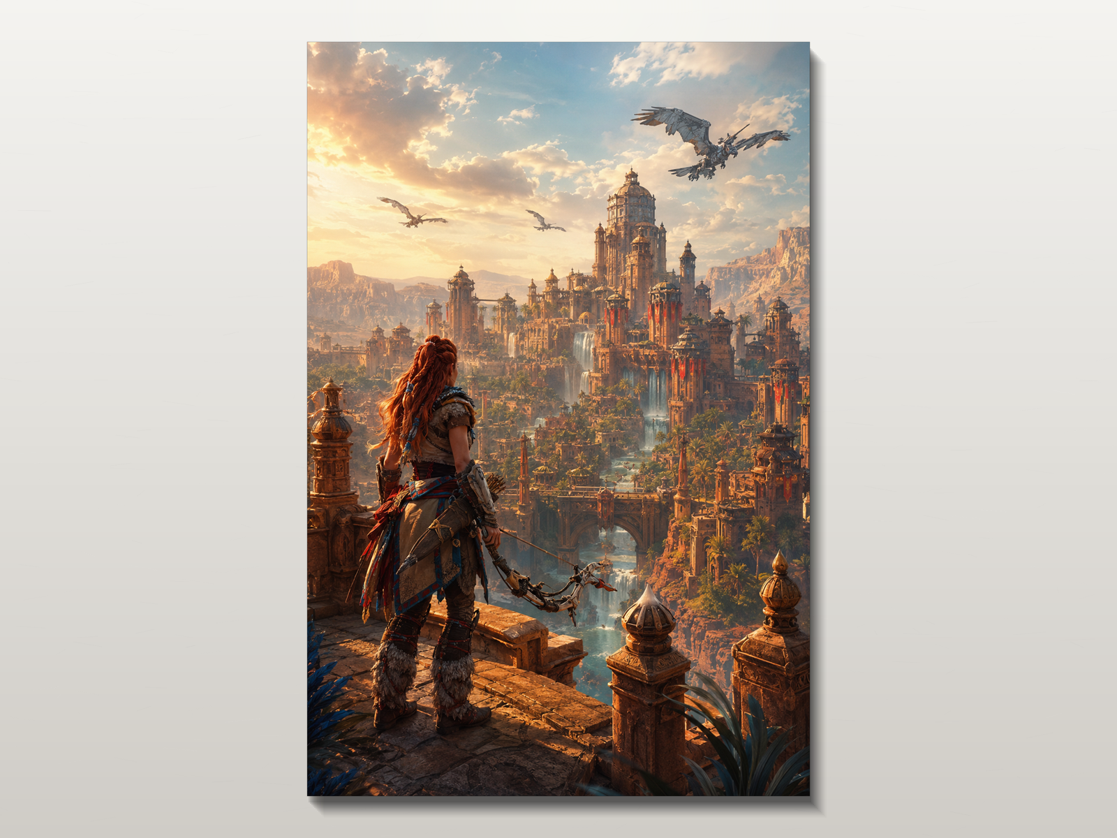 Horizon Zero Dawn inspired canvas poster 04 clean wall art preview