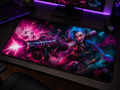 Jinx inspired XXL gaming mouse pad 03 Non-LED version