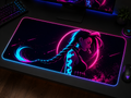 Jinx inspired XXL gaming mouse pad 05 LED version