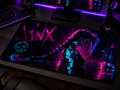Jinx inspired XXL gaming mouse pad 06 Non-LED version