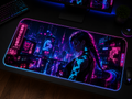 Jinx inspired XXL gaming mouse pad 07 LED version