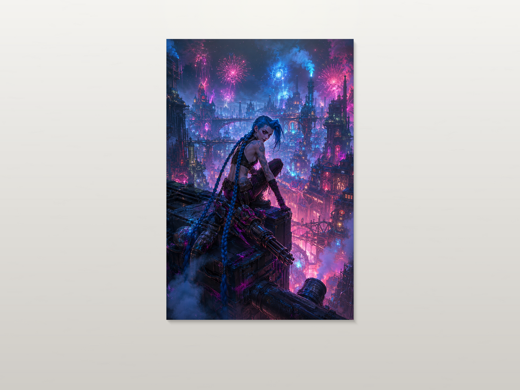 Jinx inspired canvas poster artwork 02