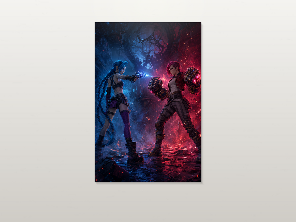 Jinx inspired canvas poster artwork 03