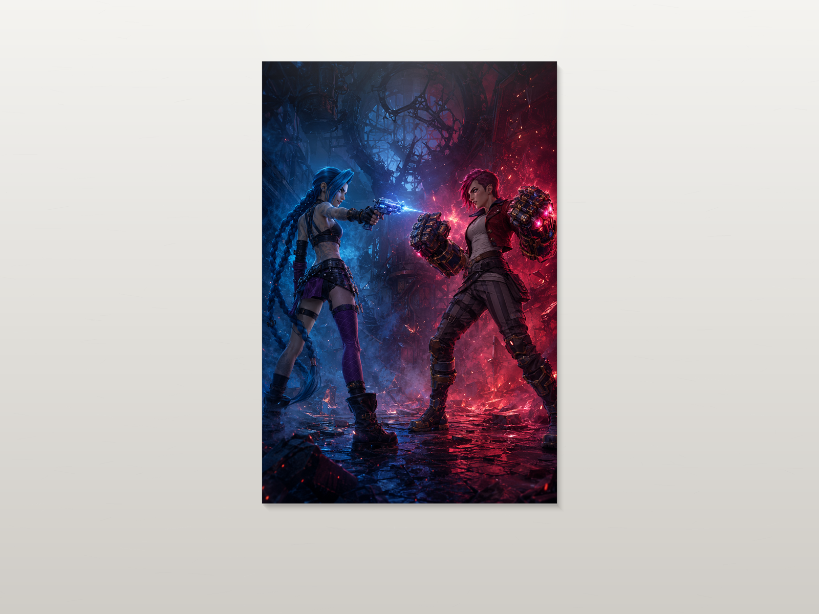 Jinx inspired canvas poster artwork 03