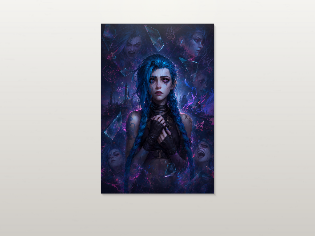 Jinx inspired canvas poster artwork 05