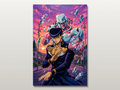 JoJo's Bizarre Adventure inspired canvas poster 04 close wall preview