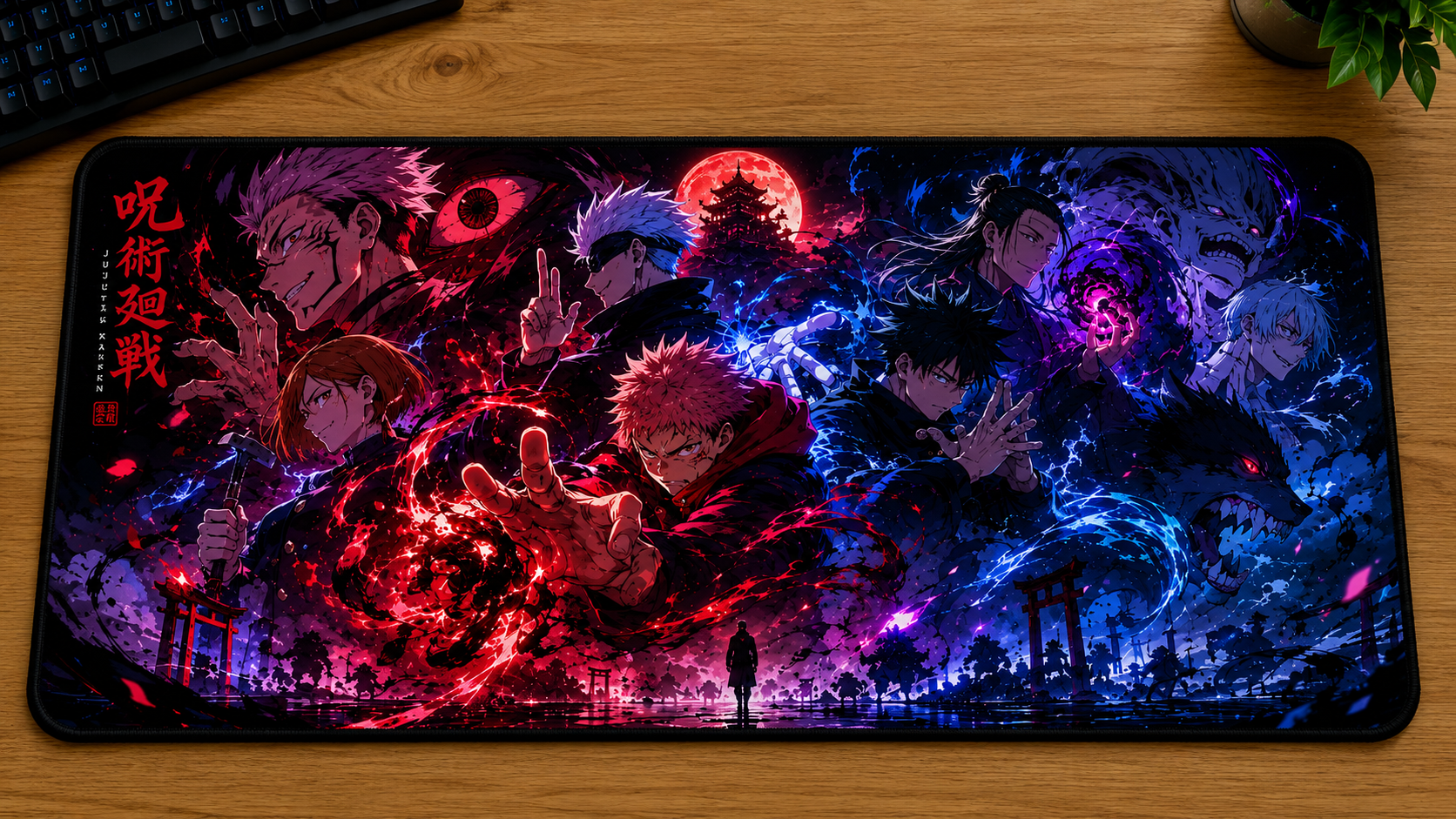 Jujutsu Kaisen Inspired XXL Gaming Mouse Pad 02 Non-LED