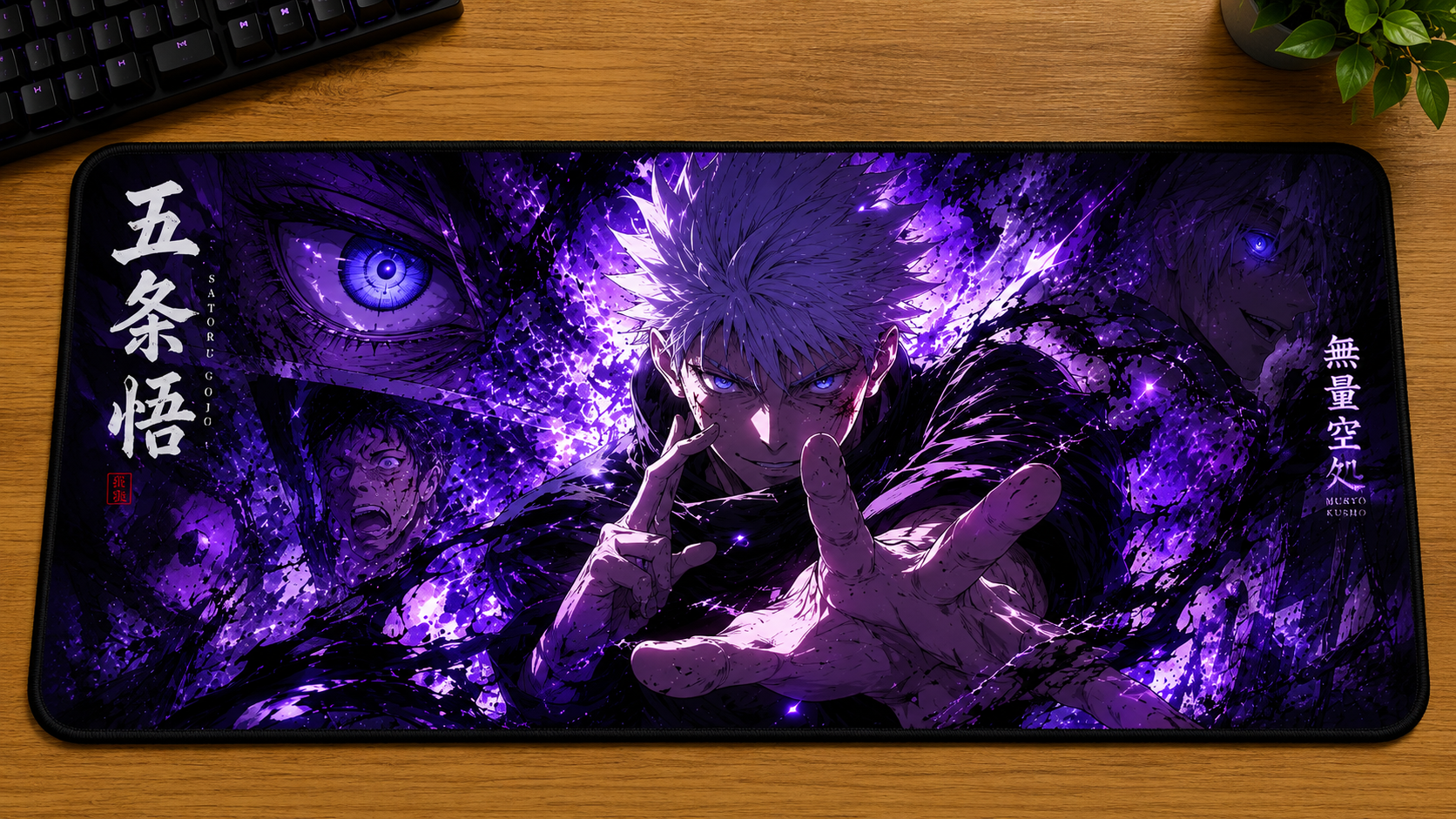 Jujutsu Kaisen Inspired XXL Gaming Mouse Pad 04 Non-LED