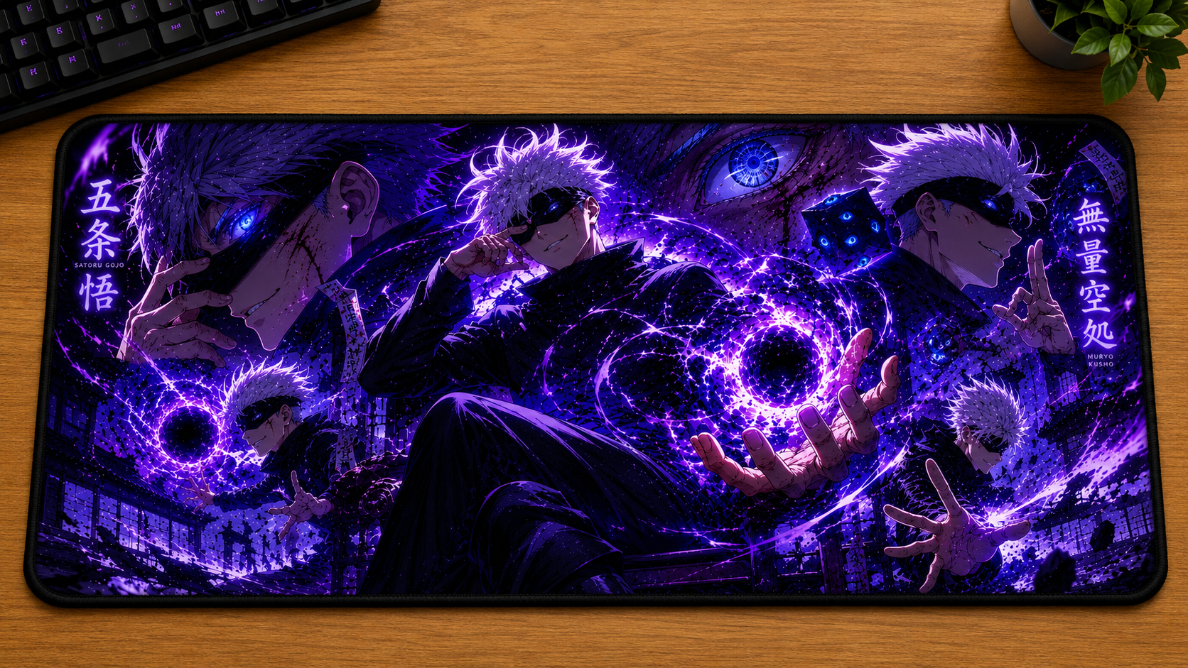 Jujutsu Kaisen Inspired XXL Gaming Mouse Pad 05 Non-LED