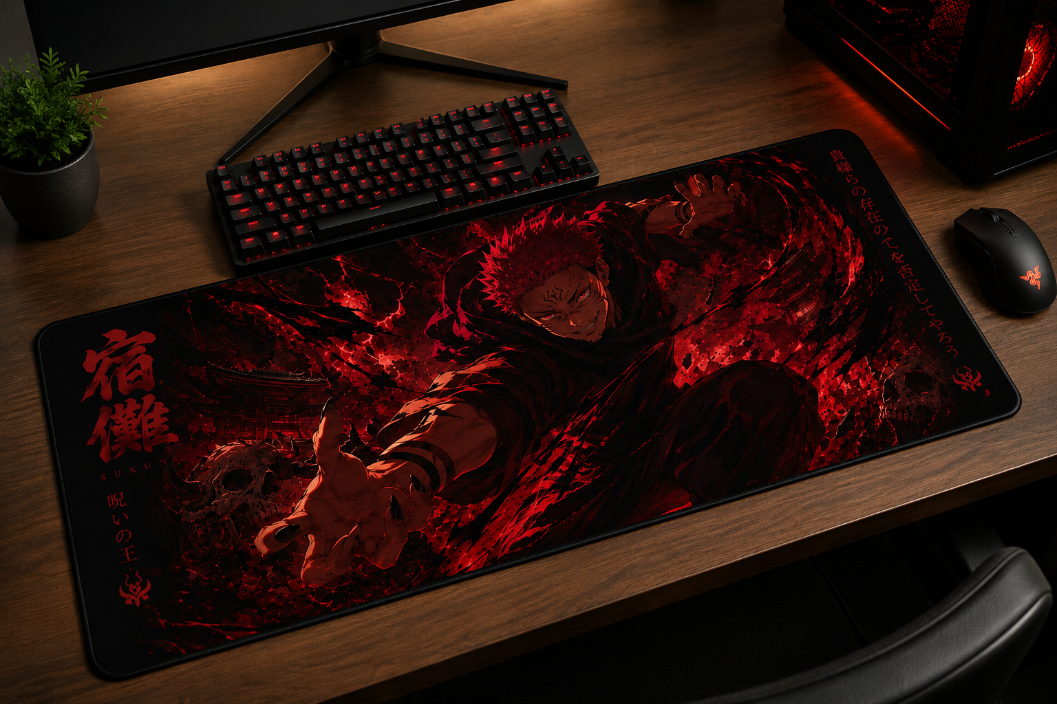 Jujutsu Kaisen Inspired XXL Gaming Mouse Pad 20 Non-LED