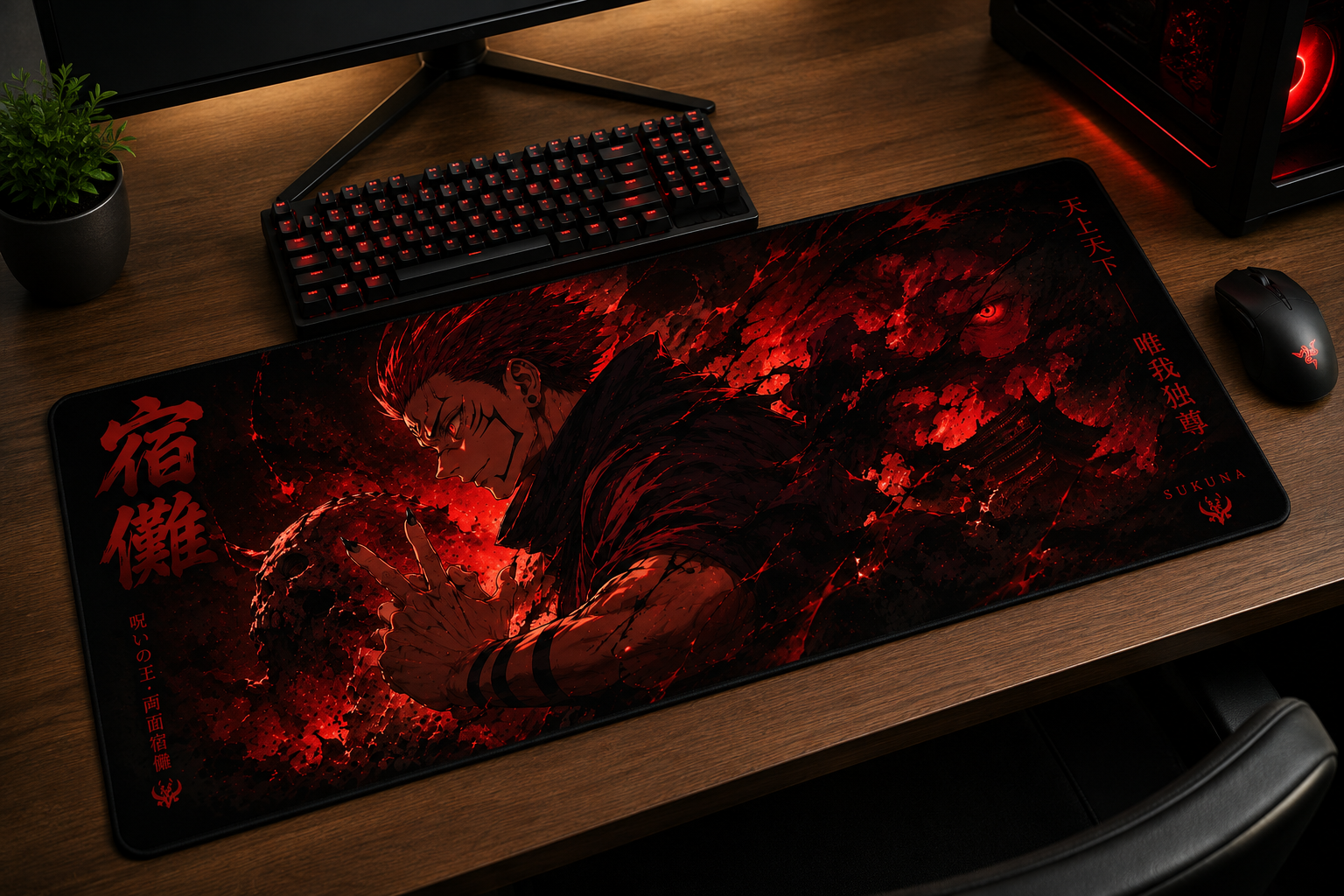 Jujutsu Kaisen Inspired XXL Gaming Mouse Pad 21 Non-LED
