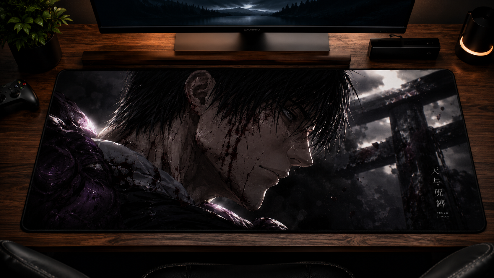 Jujutsu Kaisen Inspired XXL Gaming Mouse Pad 30 Non-LED