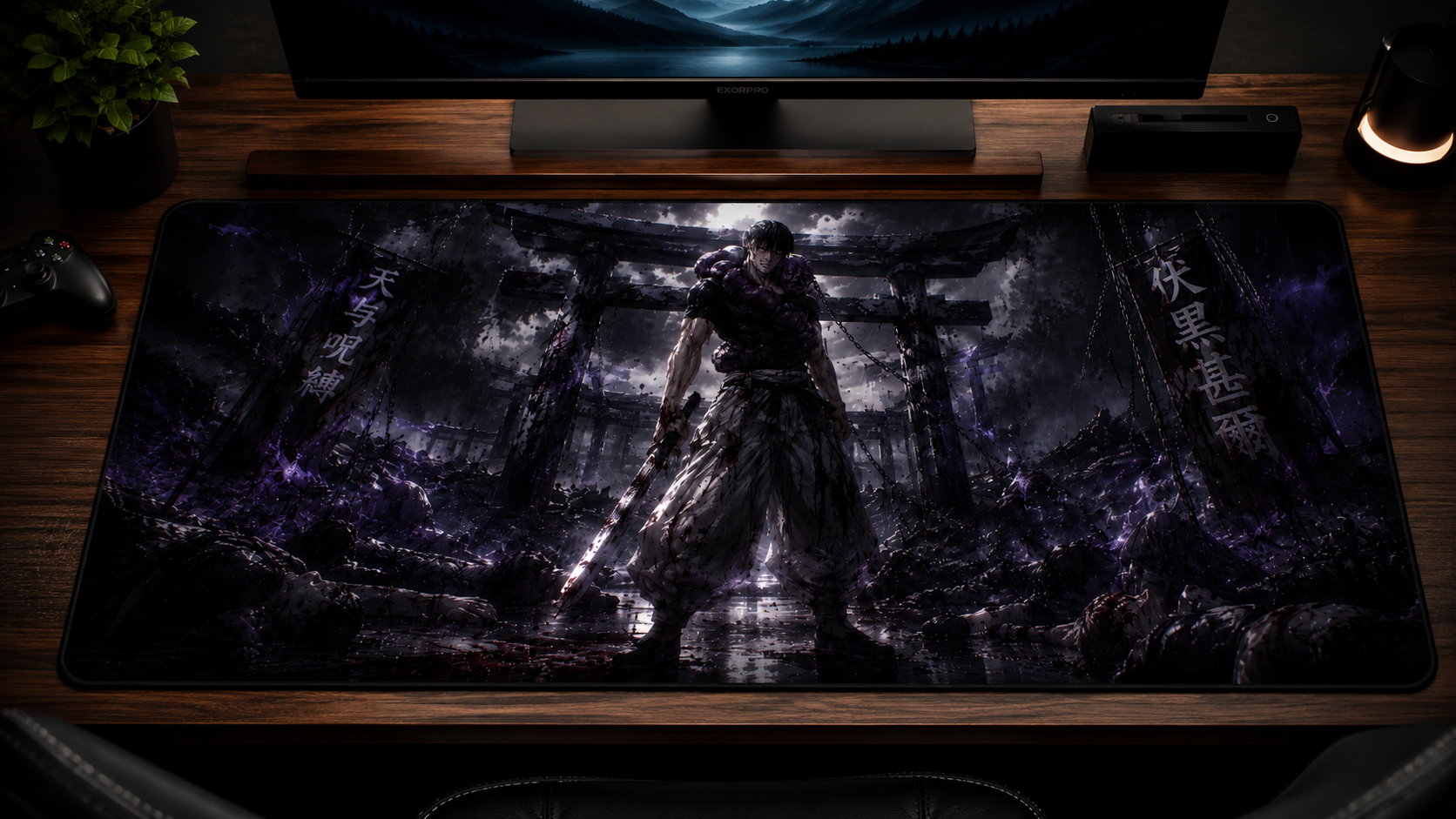 Jujutsu Kaisen Inspired XXL Gaming Mouse Pad 31 Non-LED