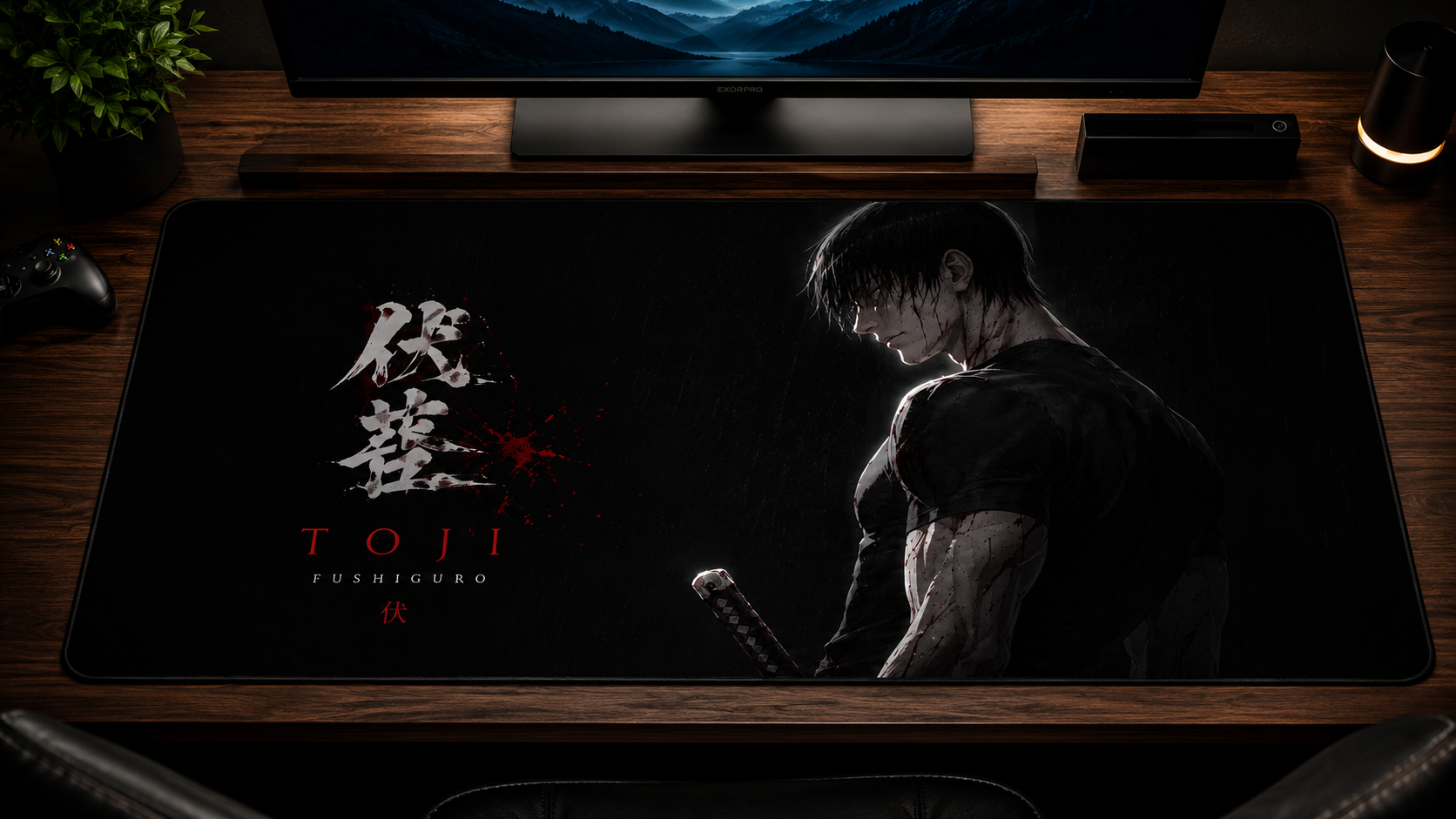 Jujutsu Kaisen Inspired XXL Gaming Mouse Pad 33 Non-LED