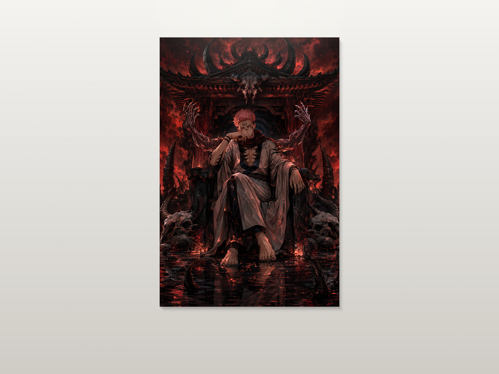Jujutsu Kaisen inspired canvas poster artwork 02