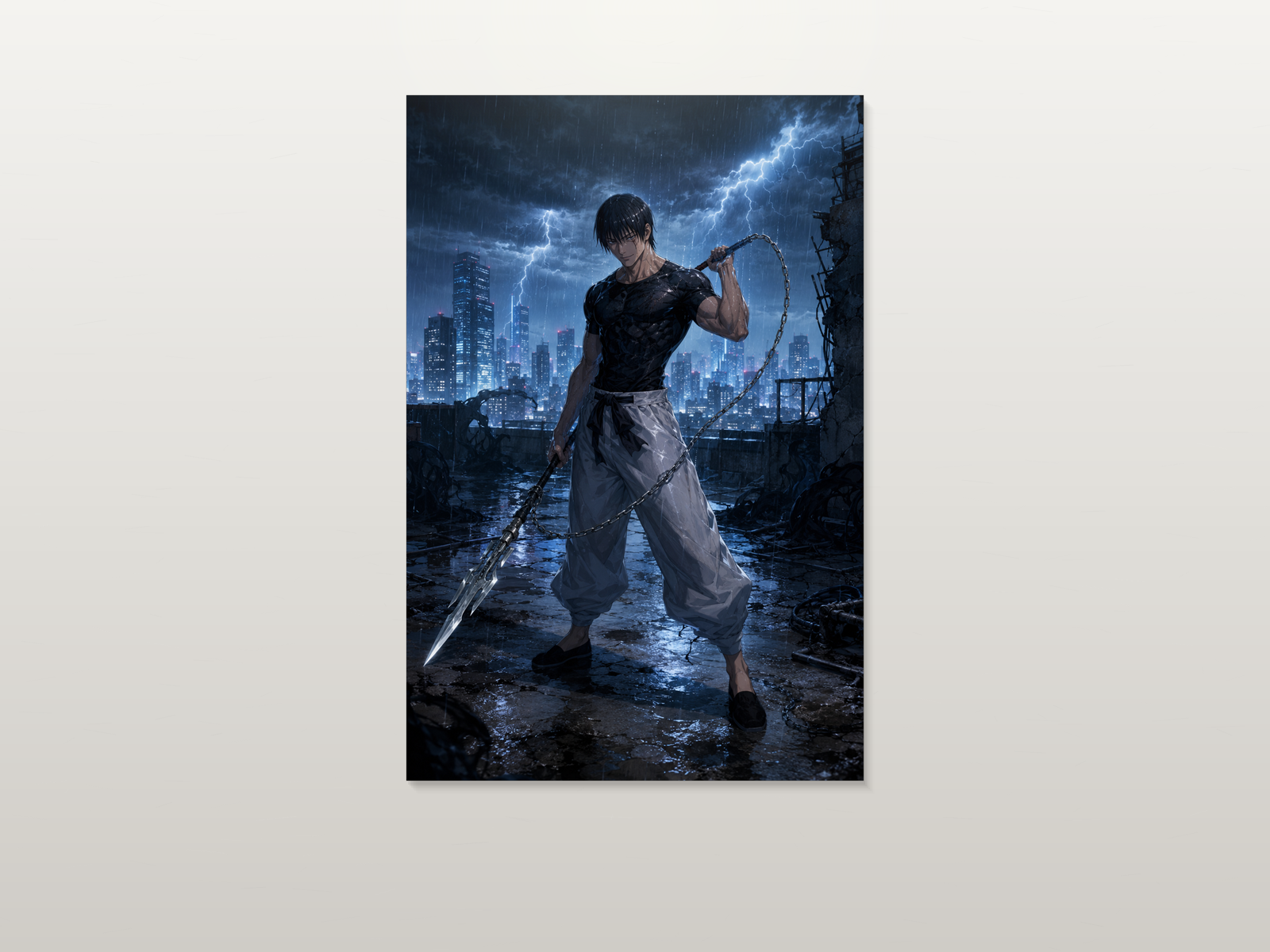 Jujutsu Kaisen inspired canvas poster artwork 03