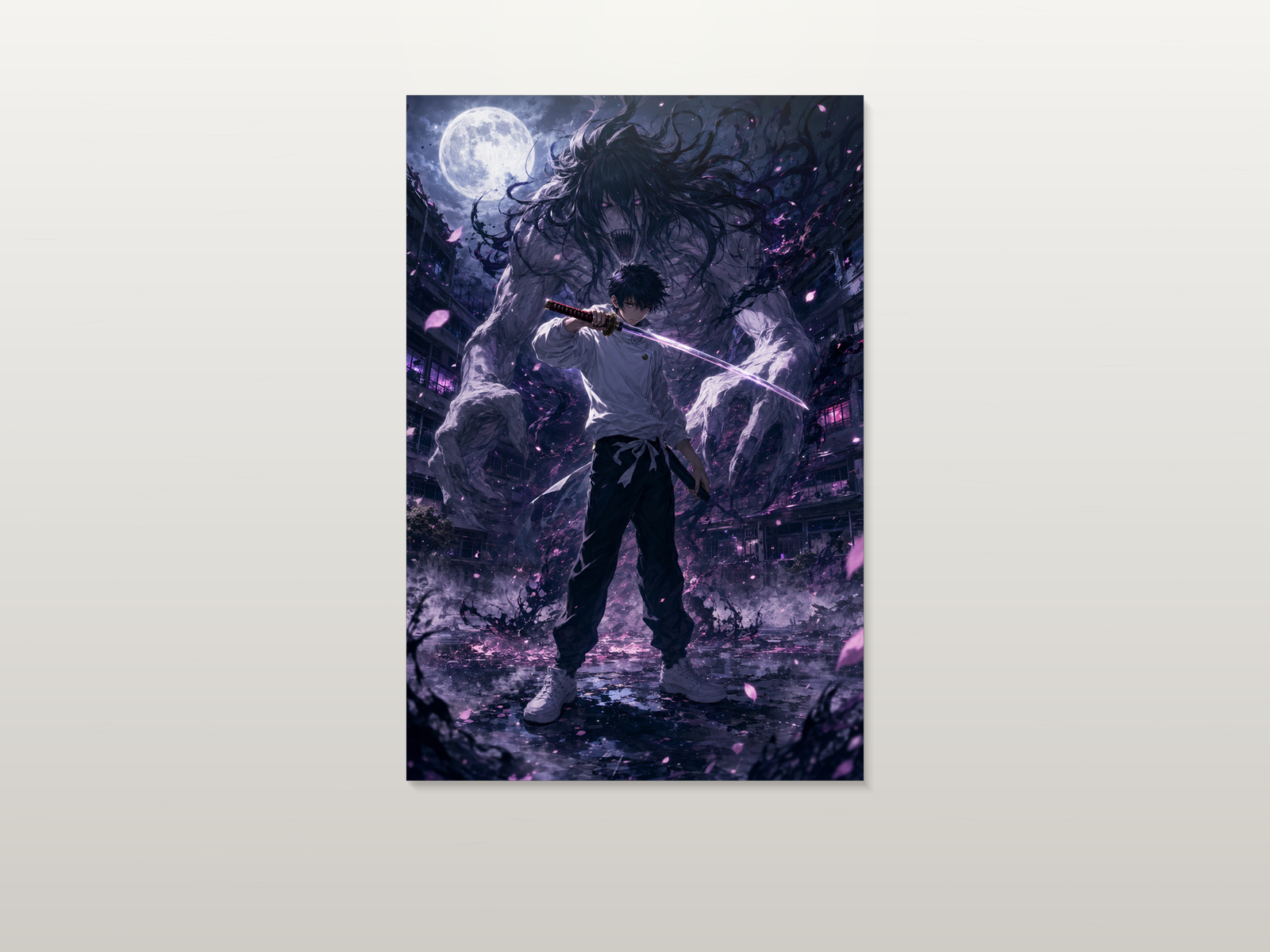 Jujutsu Kaisen inspired canvas poster artwork 05