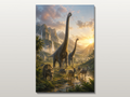 Jurassic World inspired canvas poster 05 clean wall art preview