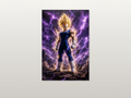 Majin Vegeta inspired canvas poster artwork 01