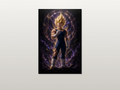 Majin Vegeta inspired canvas poster artwork 03