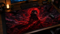 Naruto inspired XXL gaming mouse pad 02 Non-LED