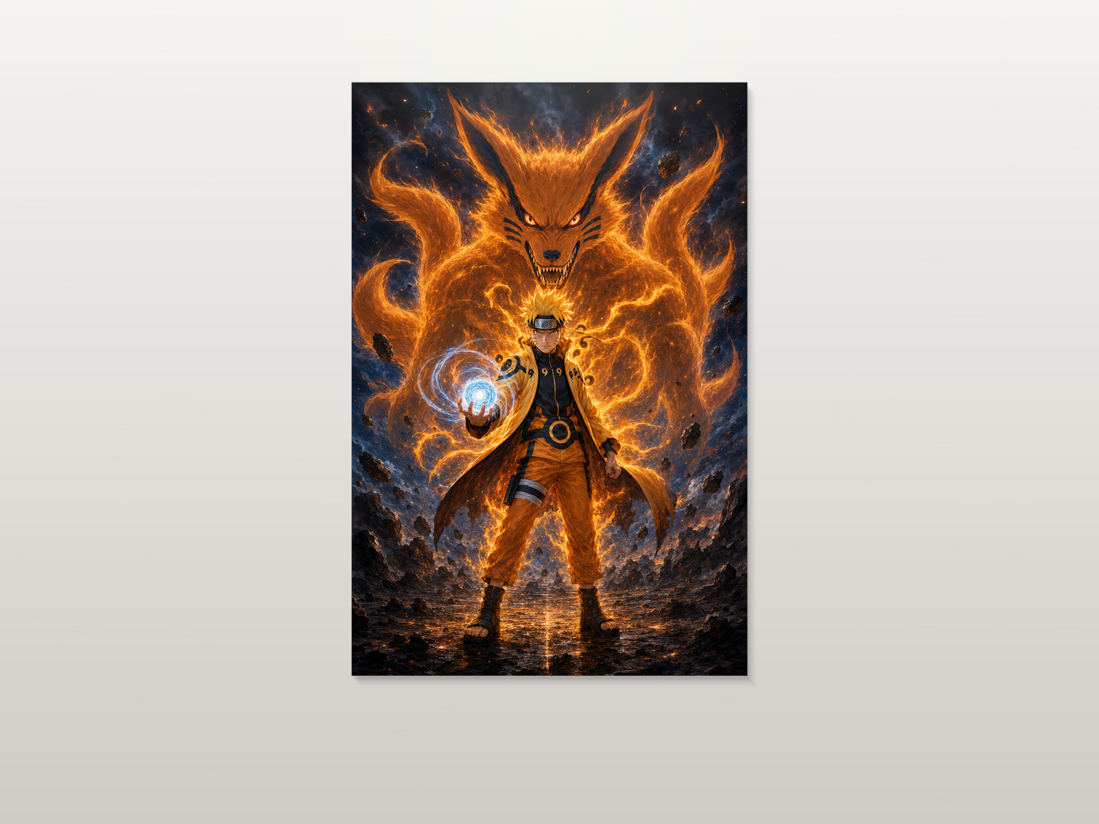Naruto inspired canvas poster artwork 01