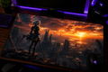 NieR 2B inspired XXL gaming mouse pad 01 non LED